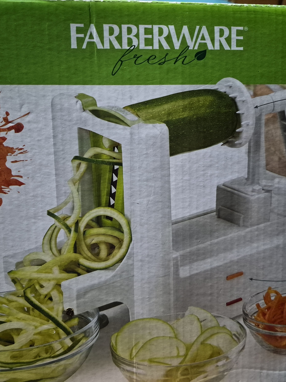 Farberware Fresh Green Spiralizer and Vegetable Slicer